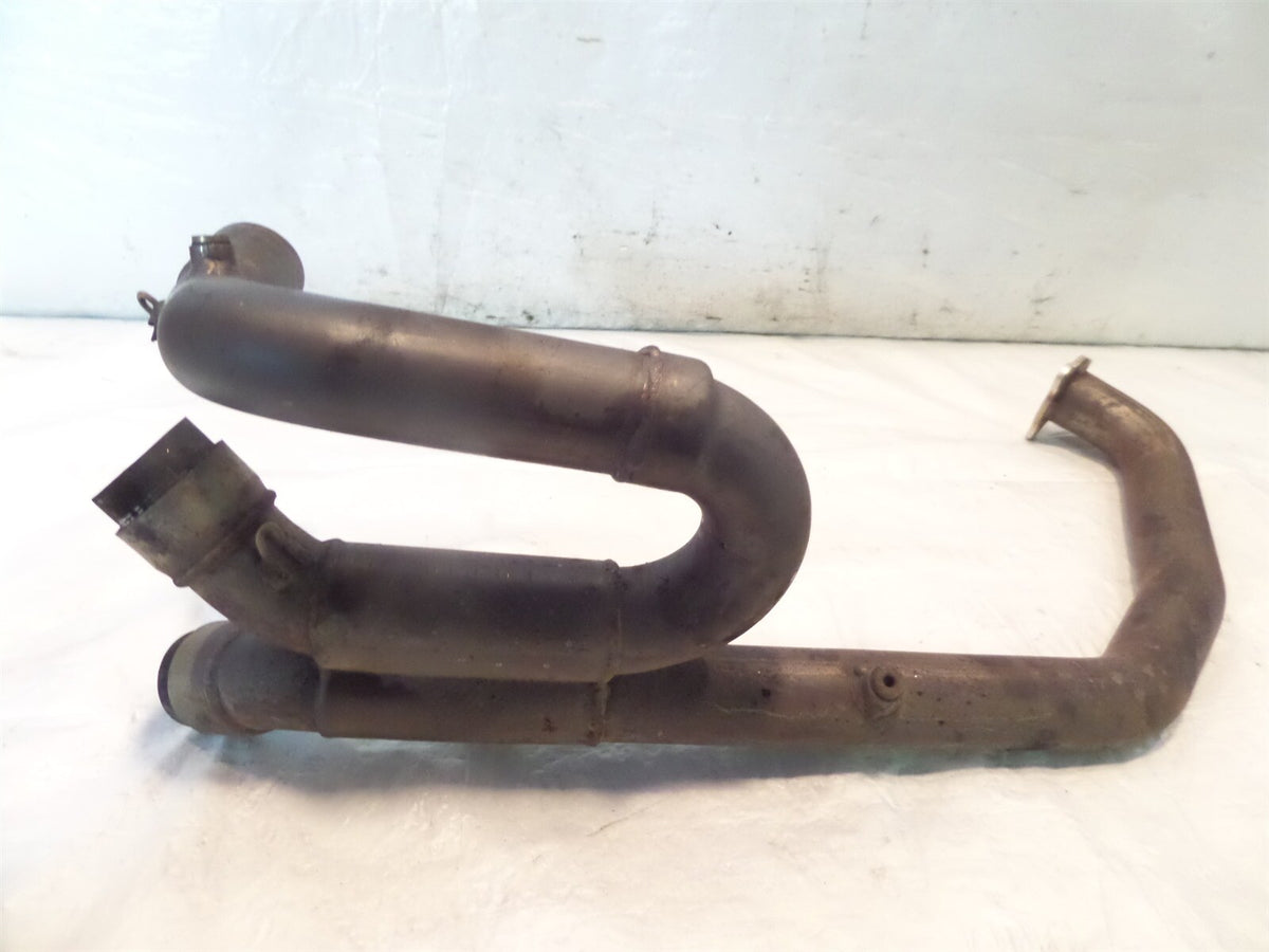 01-07 Aprilia ETV1000 Caponord 1000 Exhaust Header Manifold Down Pipe - No Dents - C3 Cycle