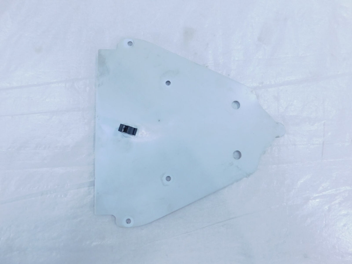 2012 Zero Motorcycle XU White Front Frame Chassis Battery Mudguard Cover Panel - C3 Cycle
