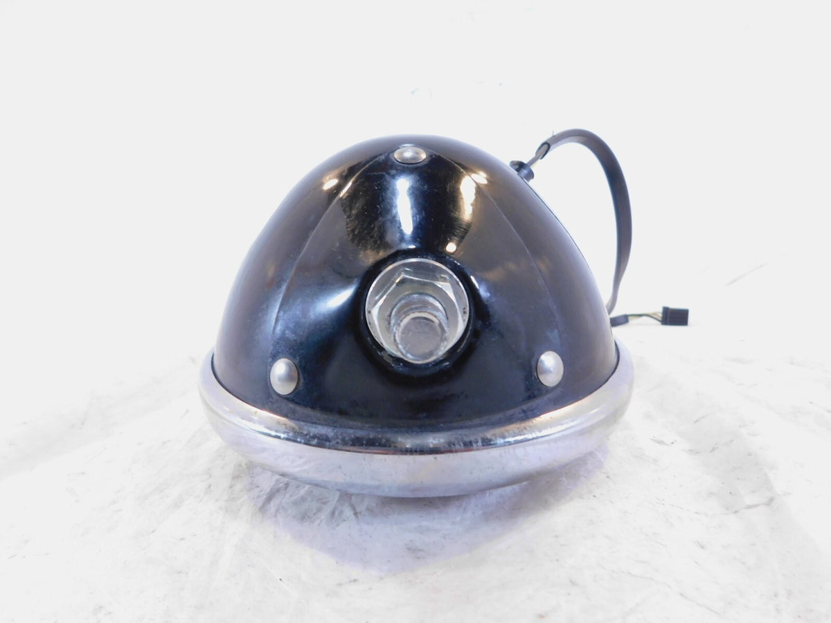 Harley Dyna Super Glide & Low Rider Black Headlight Head Lamp & Housing Bucket - C3 Cycle
