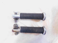 Harley Davidson FXR Dyna Sportster & Softail Black Rubber Footpegs Footrests - C3 Cycle