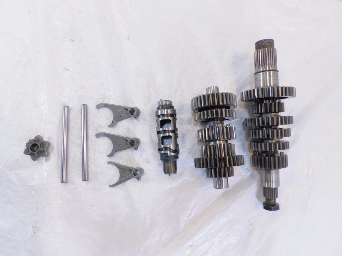 2006 2007 Victory Kingpin Vegas Transmission Gears Assembly & Shift Forks & Drum - C3 Cycle