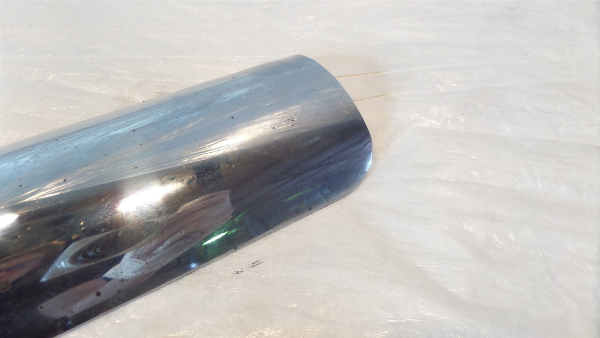 Harley Davidson Sportster 883 1200 Low Custom Chrome Exhaust Pipe Muffler Shield - C3 Cycle