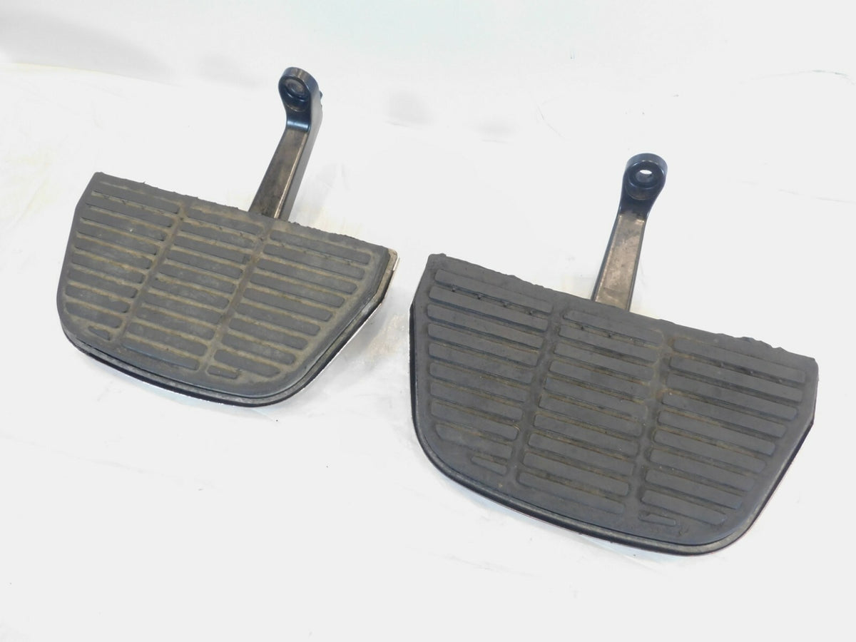 Harley Road King Electra Glide Passenger Footboard Floorboards & Mount Brackets