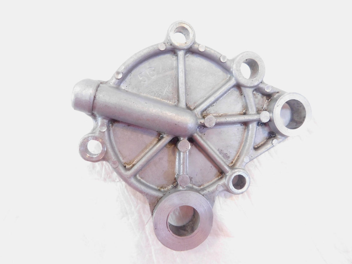 1983 83 Yamaha XJ750J Maxim 750 Silver Engine Motor Crankcase Cover Oil Pump Cap - C3 Cycle