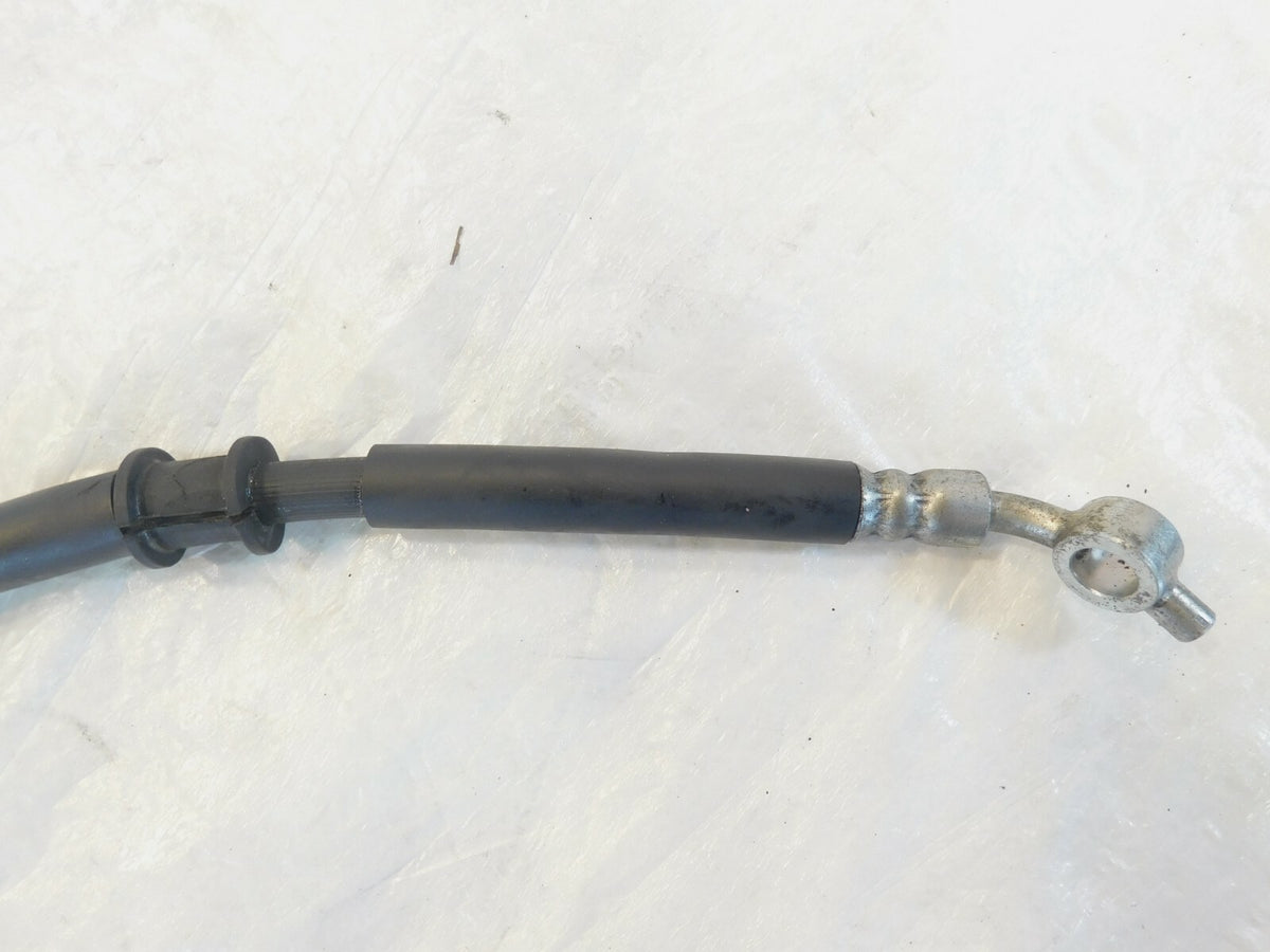 Kawasaki ER650 EX650 Ninja 650 Black Front Brake Left to Right Caliper Hose Line - C3 Cycle