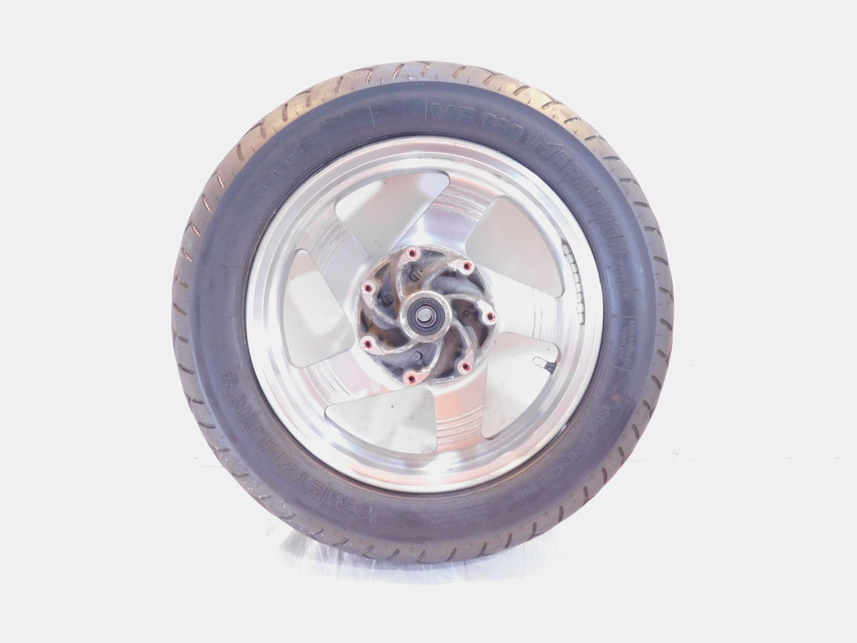 2001-03 Kawasaki Vulcan 1500 VN1500 Nomad FI Front Cast Wheel Rim & Tire 18"x3" - C3 Cycle
