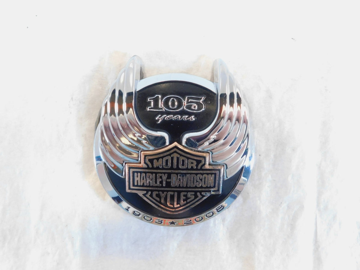 2008 Harley Davidson 105th Anniversary Road Glide Fuel Gas Petrol Tank Medallion - C3 Cycle