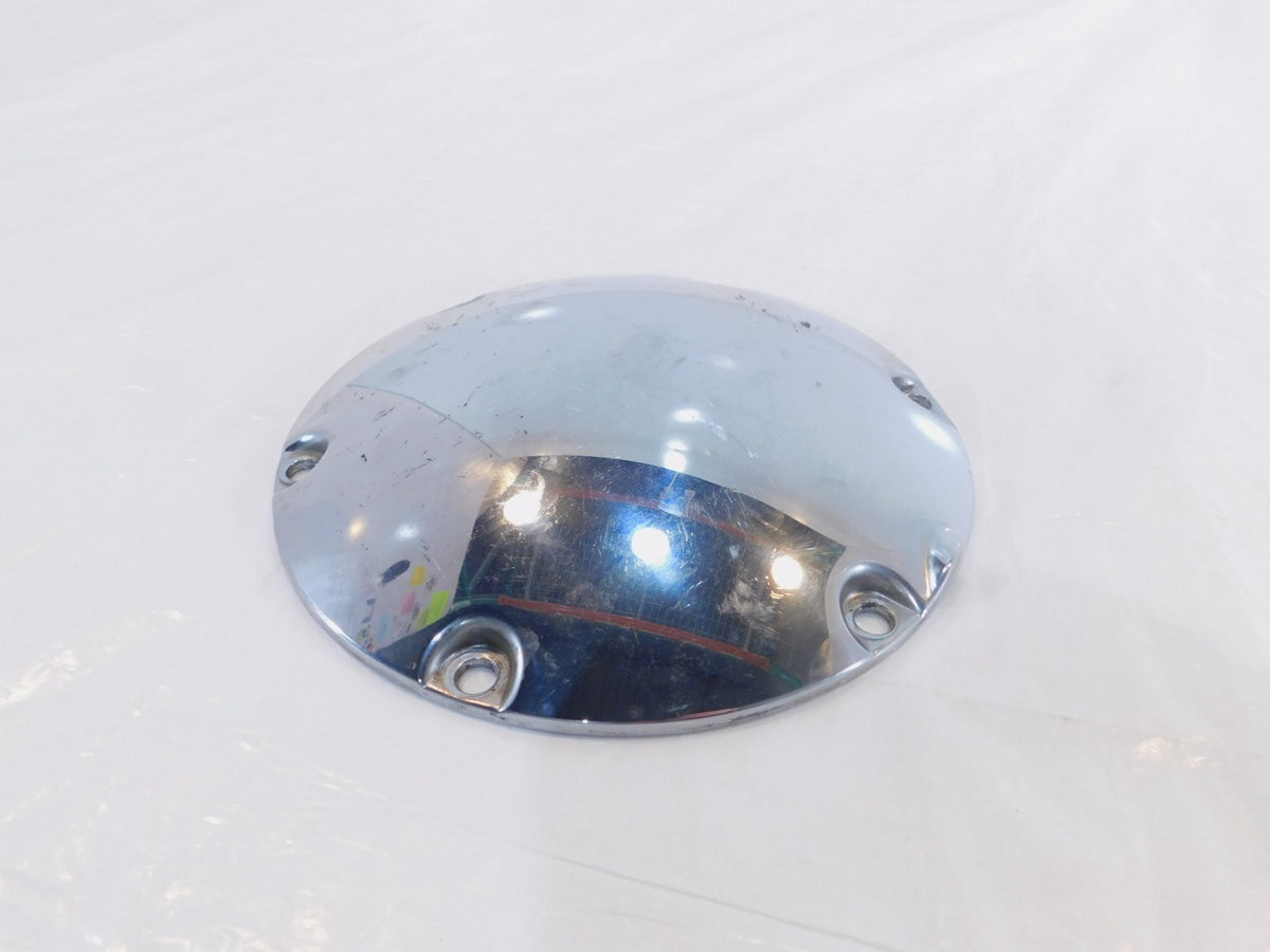Harley Sportster 883 1200 Left Engine Motor Chrome Clutch Inspection Derby Cover - C3 Cycle