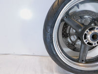 1996-1999 Suzuki GSX-R600 GSXR750 GSX-R750 Gray Front Wheel Rim & Brake Rotor - C3 Cycle