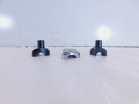 Harley Davidson Sportster 883 Chrome Eagle Spirit Handlebar Bar Riser Clamps - C3 Cycle