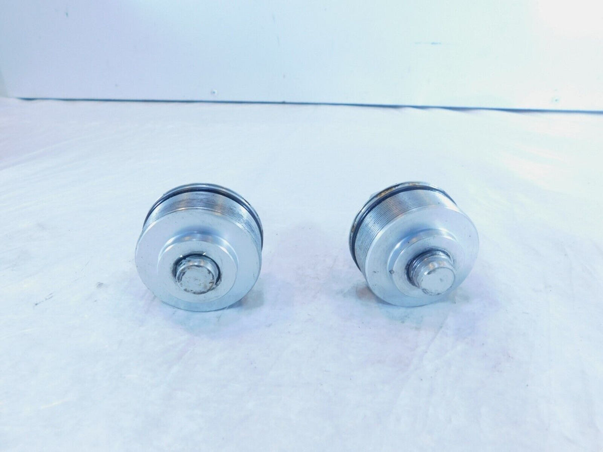 2006-2017 Harley Dyna Wide Glide & Street & Fat Bob Front Fork Top Plug Caps - C3 Cycle