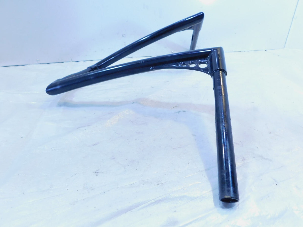 Bent Harley Softail Sportster & Dyna 16" Black Ape Hanger Handlebars Handle Bars - C3 Cycle