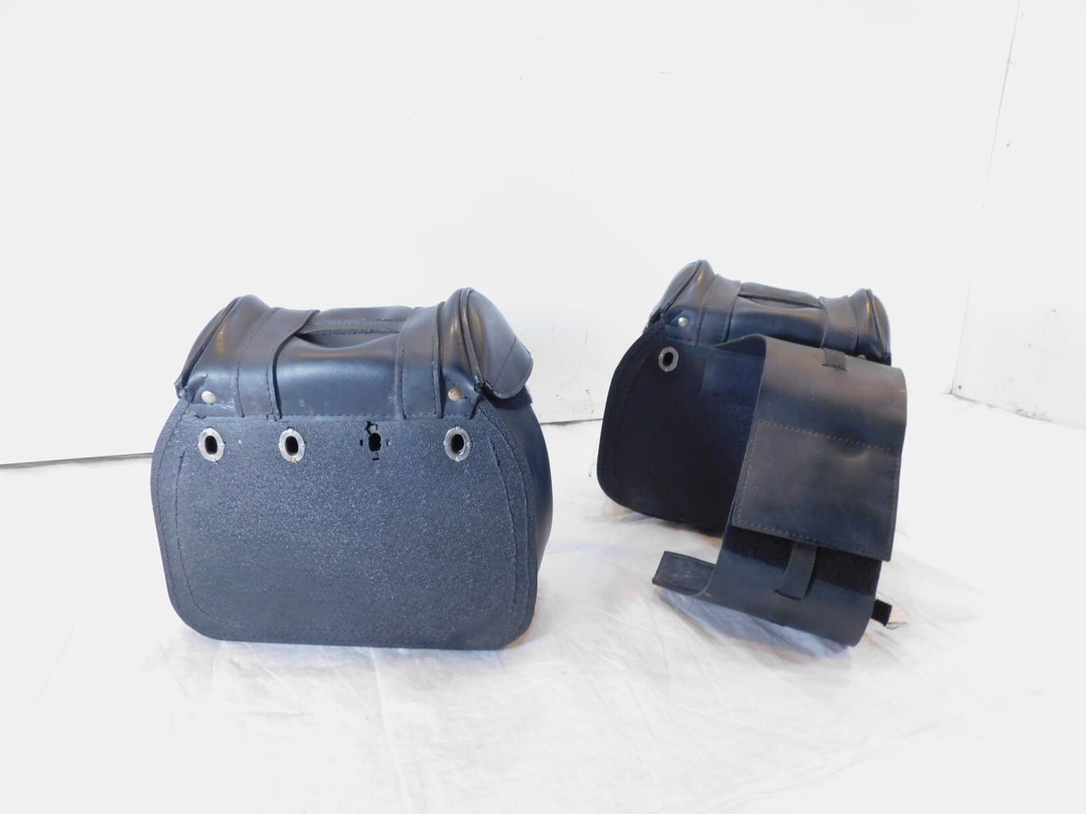 Yamaha Virago 1100 XV1100 Saddlemen Rear Black Dual Luggage Container Saddlebags - C3 Cycle