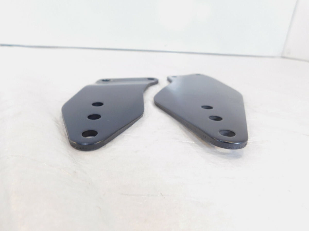08-10 Kawasaki Ninja ZX-10R Left/Right Front Footrest Foot Peg Heel Guard Fins - C3 Cycle