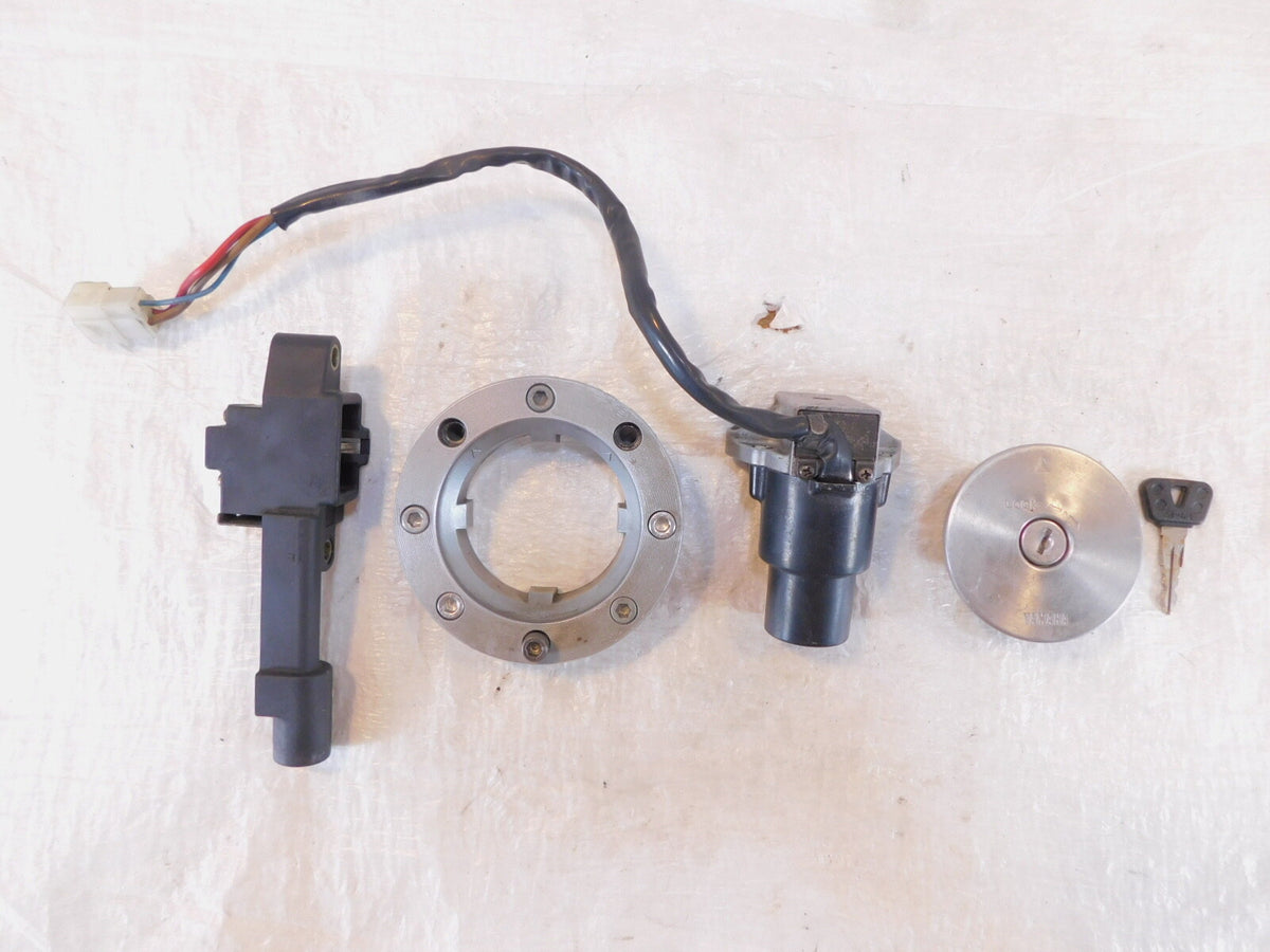 Yamaha FZR600R FZR600 Fuel Gas Petrol Tank Lock & Ignition Switch Lockset w/ Key - C3 Cycle