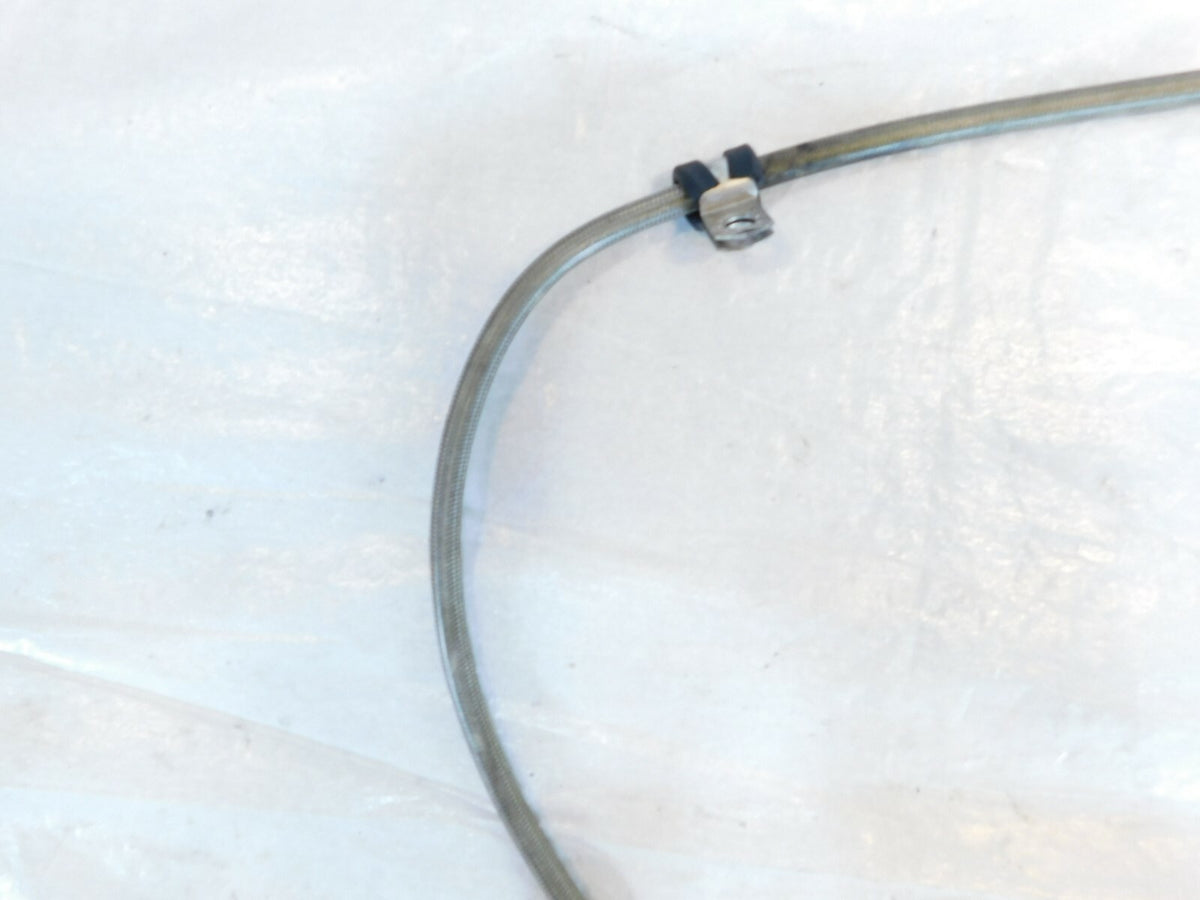 2003 Harley Davidson Dyna Low Rider Braided Front Brake Caliper Hose Pipe Line - C3 Cycle