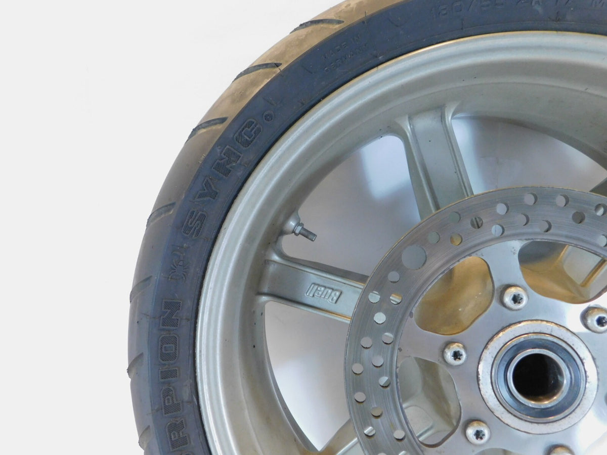 2007-2009 Buell XB XB12 XB12X Ulysses Cast 6 Spoke Rear Wheel Rim Tire & Rotor - C3 Cycle