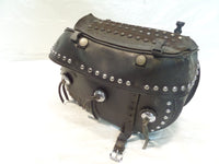 01 2001 Indian Gilroy Scout Right Rear Black Luggage Bag Saddlebag Saddle bag - C3 Cycle