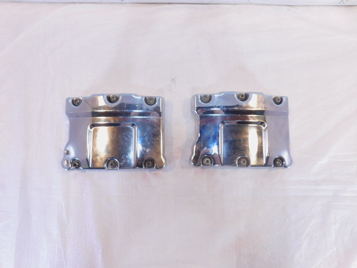 Harley Davidson Touring Dyna & Softail Chrome Cylinder Head Rocker Boxes - C3 Cycle