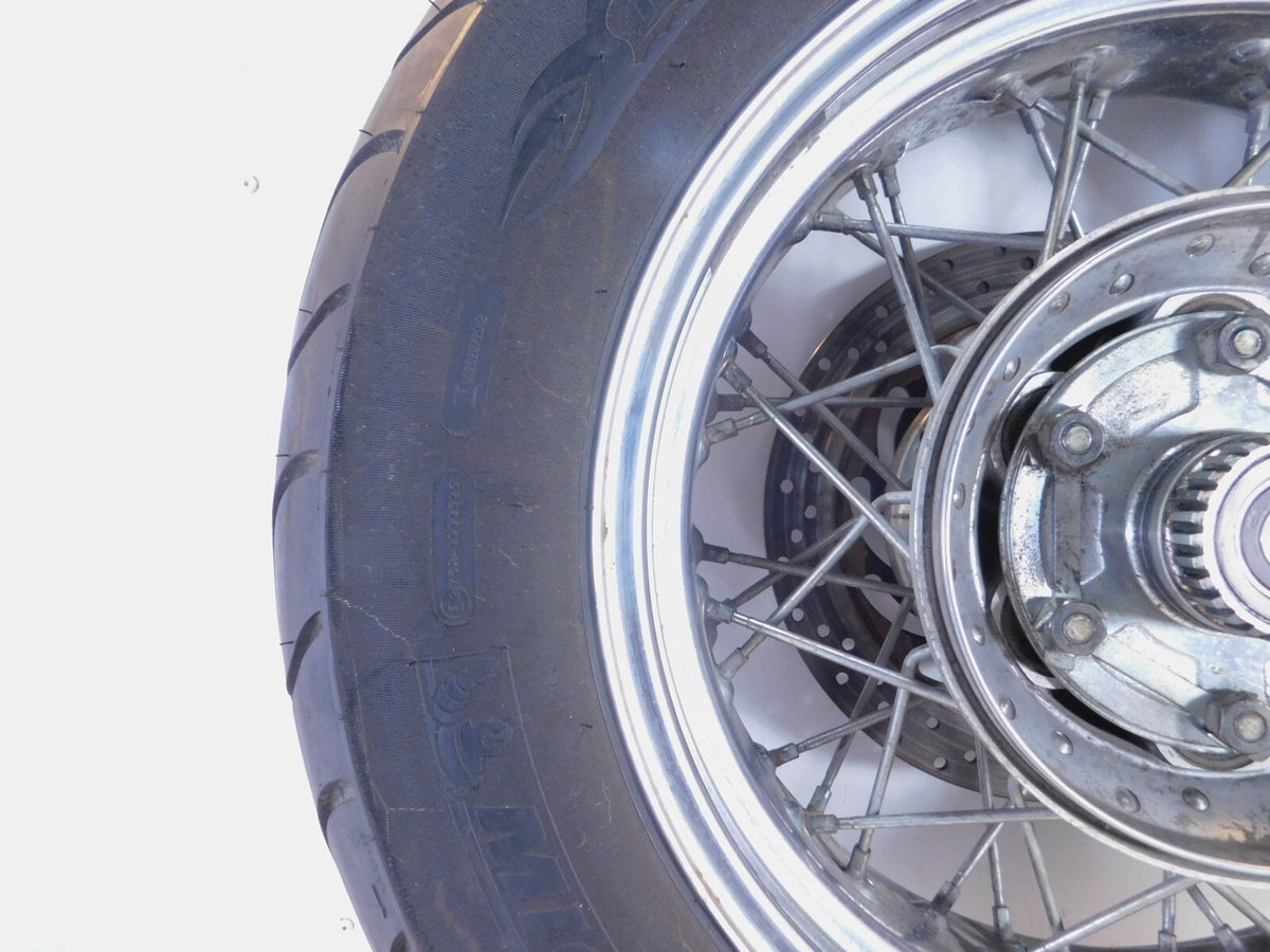 Yamaha V-Star 1100 XVS1100 Classic Custom Midnight Laced Rear Wheel Hub & Rotor - C3 Cycle