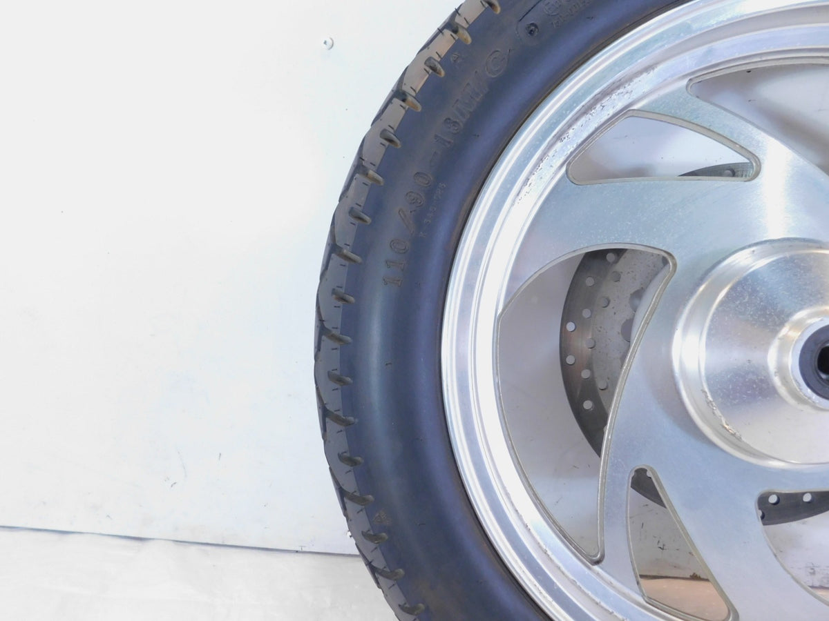 Cixi Kingring Rongyao Aggressor V & Jinlun 250cc Silver Front Wheel Rim & Tire - C3 Cycle