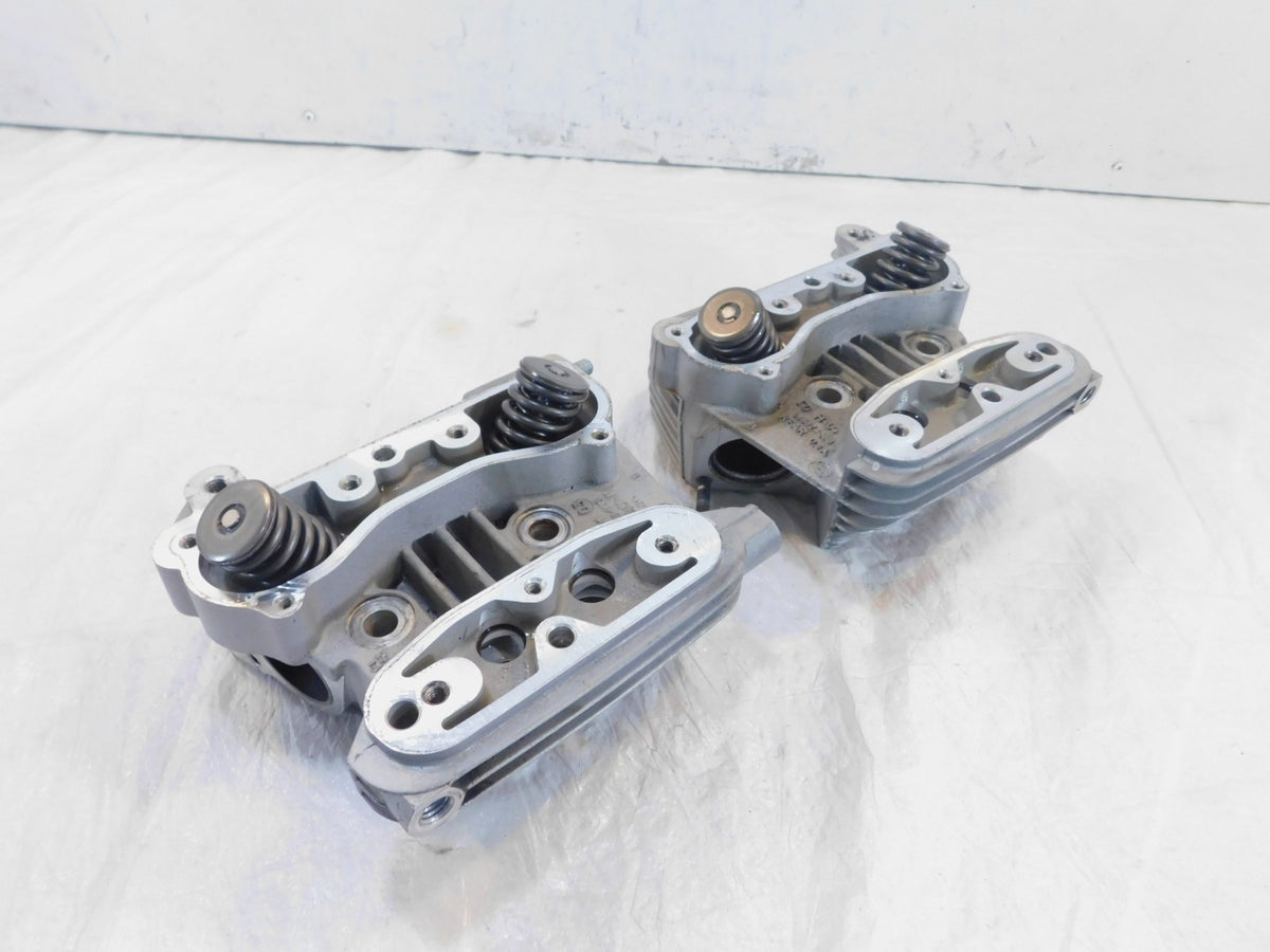 Harley Davidson Sportster 883 Hugger & Custom Silver Cylinder Heads w/ Valves - C3 Cycle