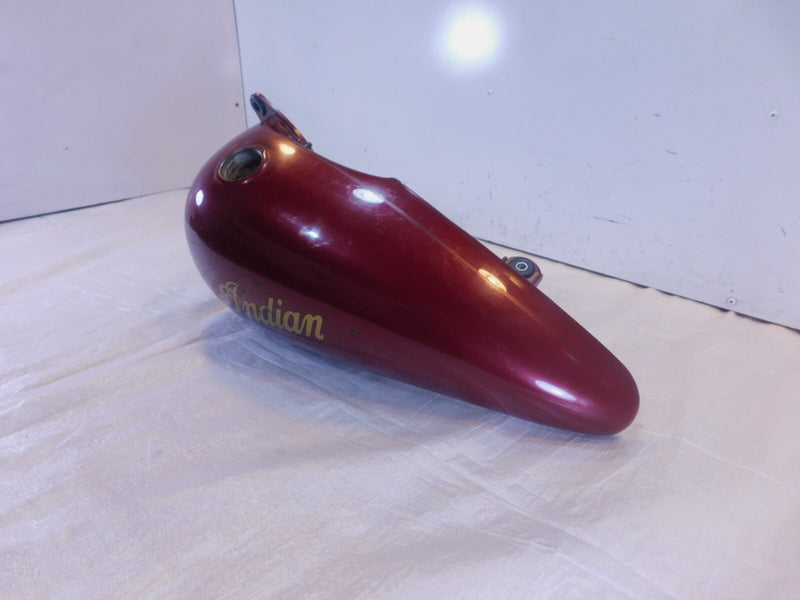 01 2001 Indian Gilroy Scout Left Side Blood Red Fuel Gas Petrol Tank