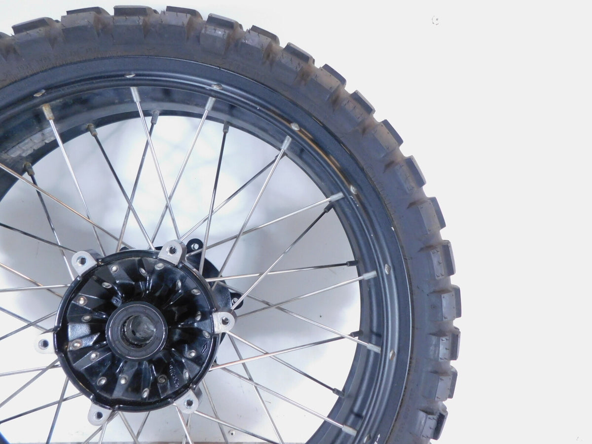 2016-2017 Aprilia Caponord 1200 Rally Black Laced Front Wheel Rim & Tire 19"x3" - C3 Cycle