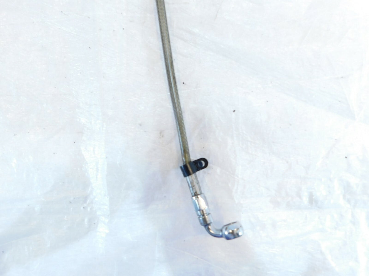 2003 Harley Davidson Dyna Low Rider Braided Front Brake Caliper Hose Pipe Line - C3 Cycle