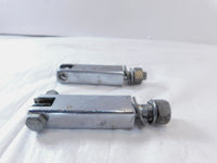Harley EVO FXR EVO Dyna Chrome Front Highway Footpeg Peg Mount Clevis Brackets - C3 Cycle