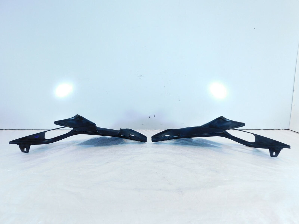 2008 08 Victory Vision Left/Right Black Hand Rail & Saddlebag Cover Fairing Trim - C3 Cycle