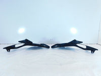 2008 08 Victory Vision Left/Right Black Hand Rail & Saddlebag Cover Fairing Trim - C3 Cycle