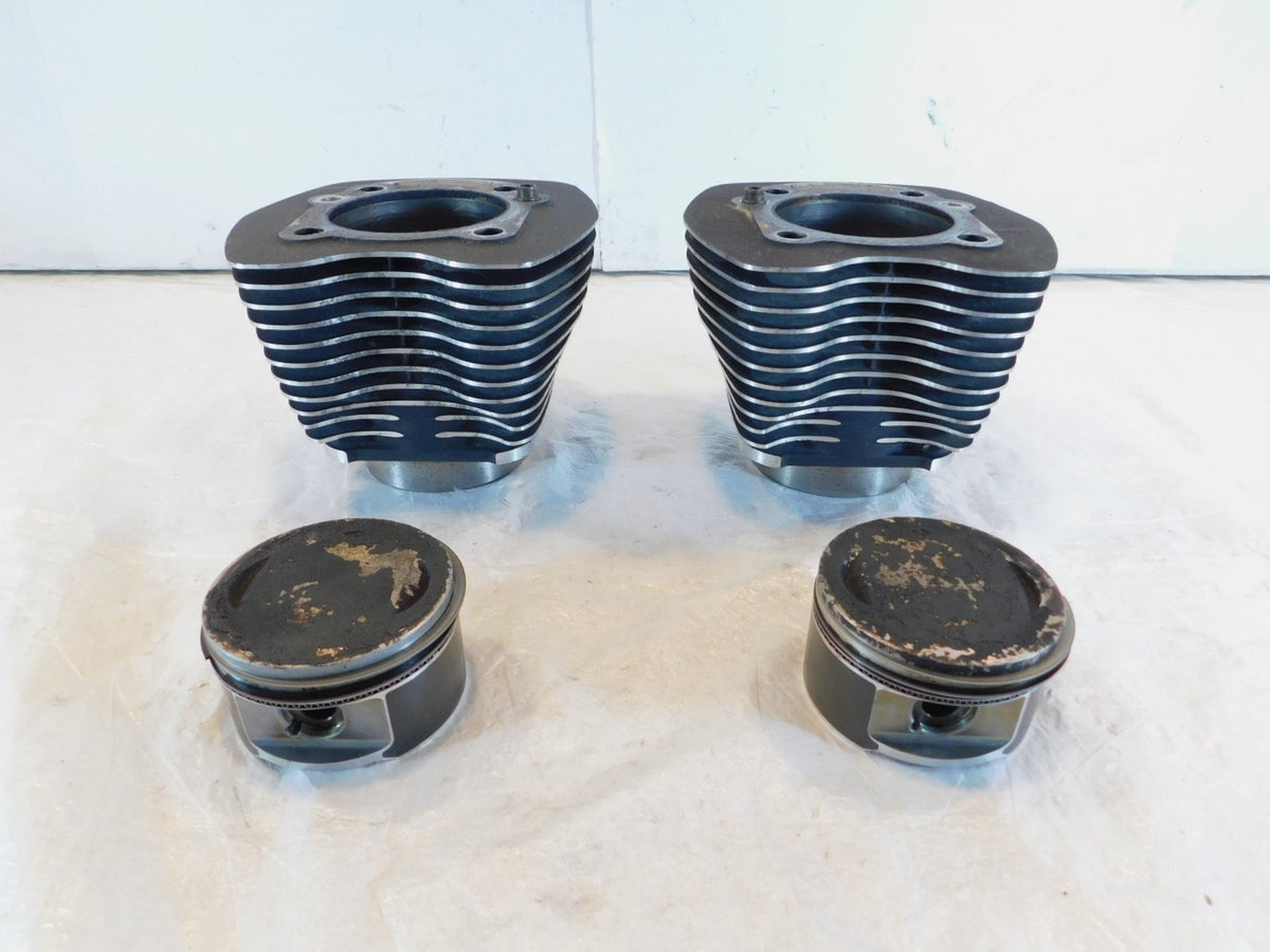 Harley Davidson Twin Cam Touring Dyna & Softail Engine Pistons & Black Cylinders - C3 Cycle