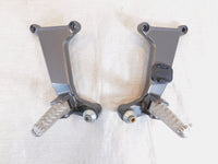 2002-2003 Aprilia SL1000 Falco Grey Left/Right Footrest Foot Peg Mounts