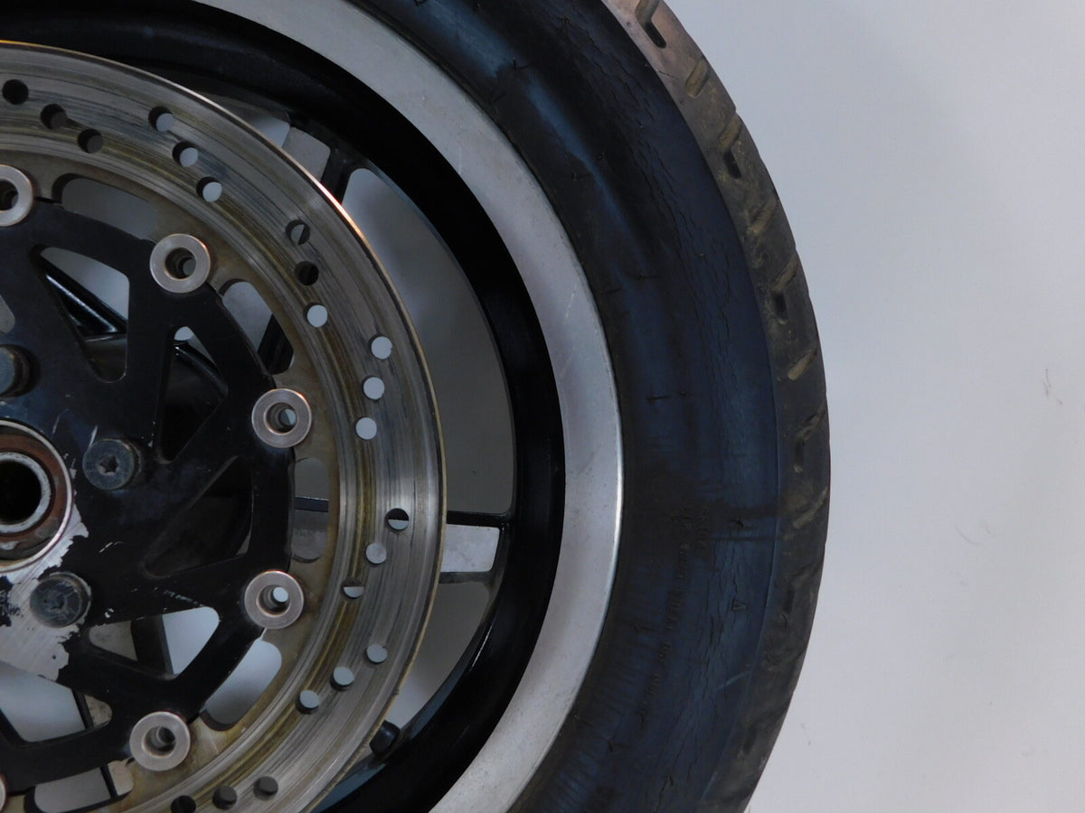 2000 00 Victory Standard V92 Cruiser Cast 5-Spoke Front Wheel Rim & Brake Rotor - C3 Cycle