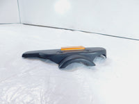2002 MZ Skorpion Tour MZ660 660 Black Left Side Radiator Cover & Amber Reflector - C3 Cycle