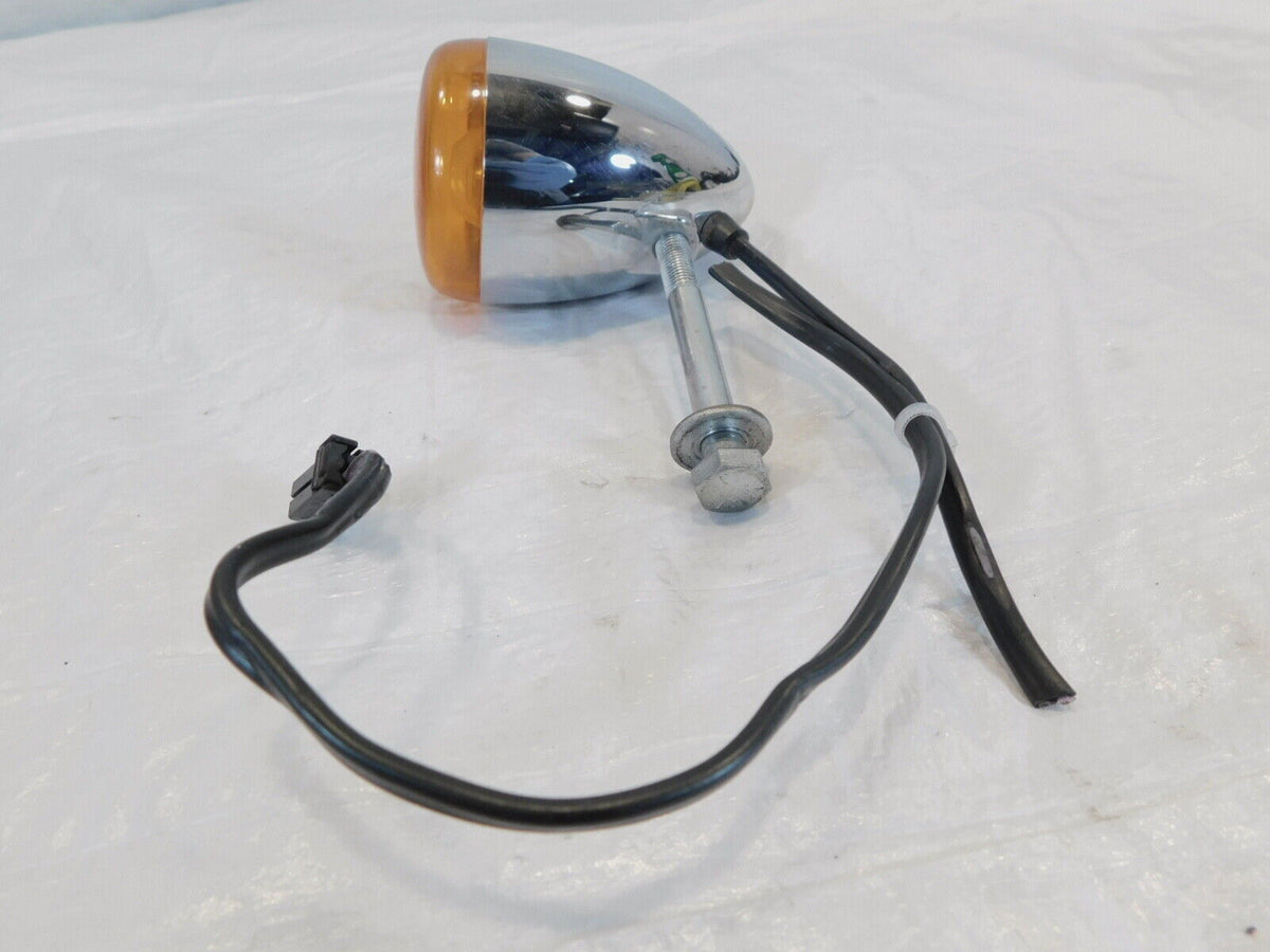 Harley Davidson Sportster Softail Dyna V-Rod Chrome Front Turn Signal Indicator - C3 Cycle