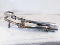 Honda CB1000 Chrome Rear Engine Left Exhaust Header Pipes & Mufflers -Damaged - C3 Cycle