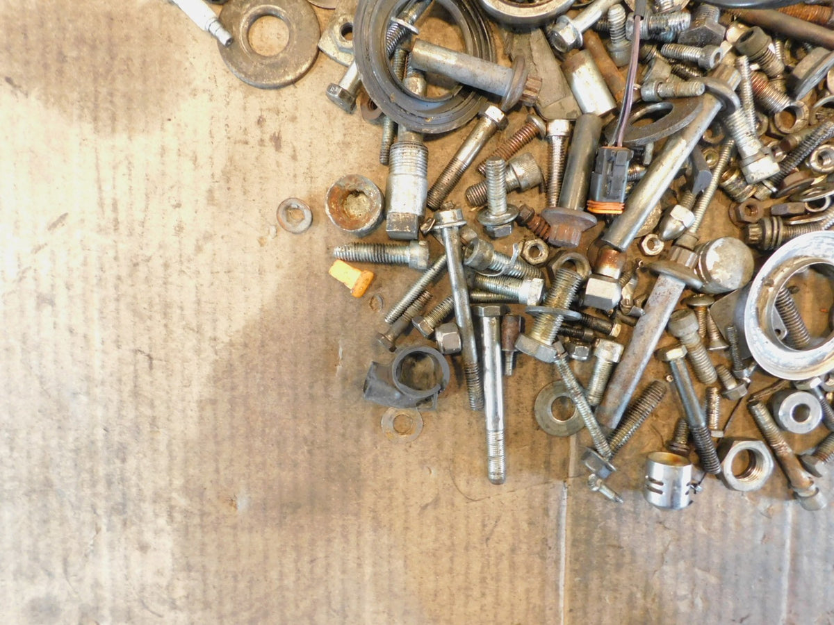 1995 95 Harley Davidson Sportster 1200 Hardware Nut Bolt Brackets Parts Box Lot