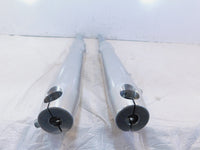 2002 & 2003 Indian Gilroy Scout Left & Right Front Polished Forks Shocks - BENT - C3 Cycle
