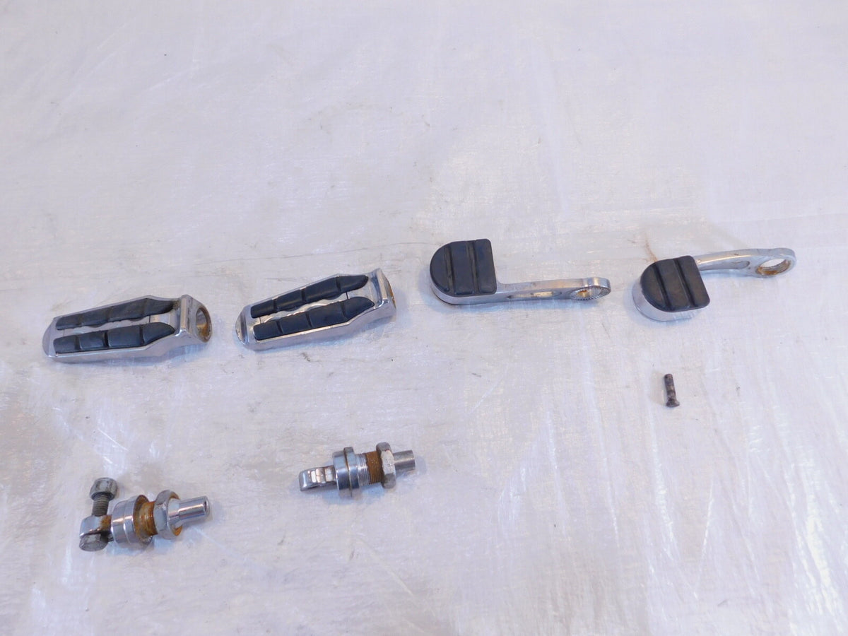 Harley Touring FXR Dyna Sportster & Softail Heel Rest Highway Footrest Footpegs - C3 Cycle