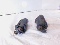 1983 83 Honda GL650 Silverwing 650 Front Driver Black Footpeg Peg Footrests - C3 Cycle