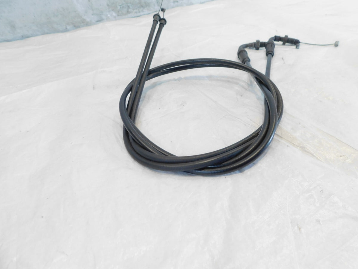 Moto Guzzi California 1100 Special Sport Alu Titanium Throttle Open/Close Cables - C3 Cycle