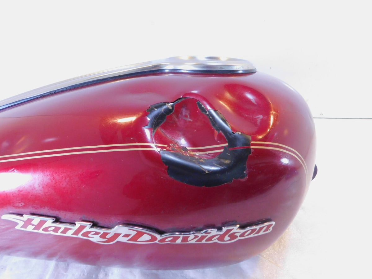 Harley Davidson Sportster 883 & 1200 Custom & Low Red 4.5 Gallon Fuel Gas Tank - C3 Cycle