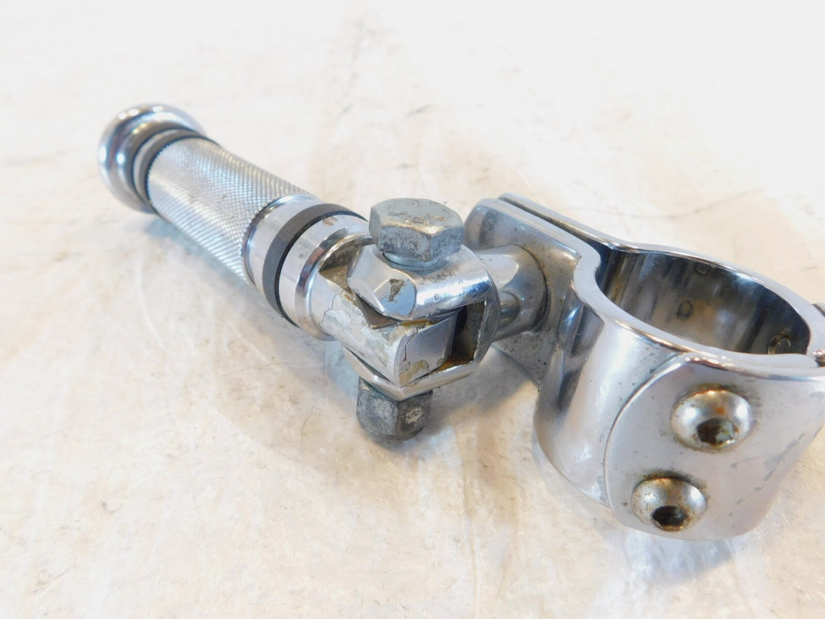 Harley Electra Glide & Road King Highway Footrest Footpeg & Mount Bracket Clamp - C3 Cycle