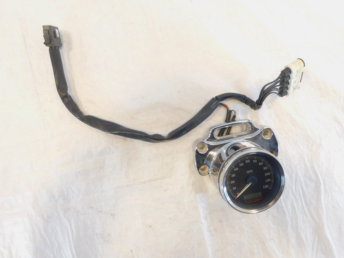 Harley Davidson Sportster 1200 & 883 Custom Chrome Speedometer Speedo & Bracket - C3 Cycle