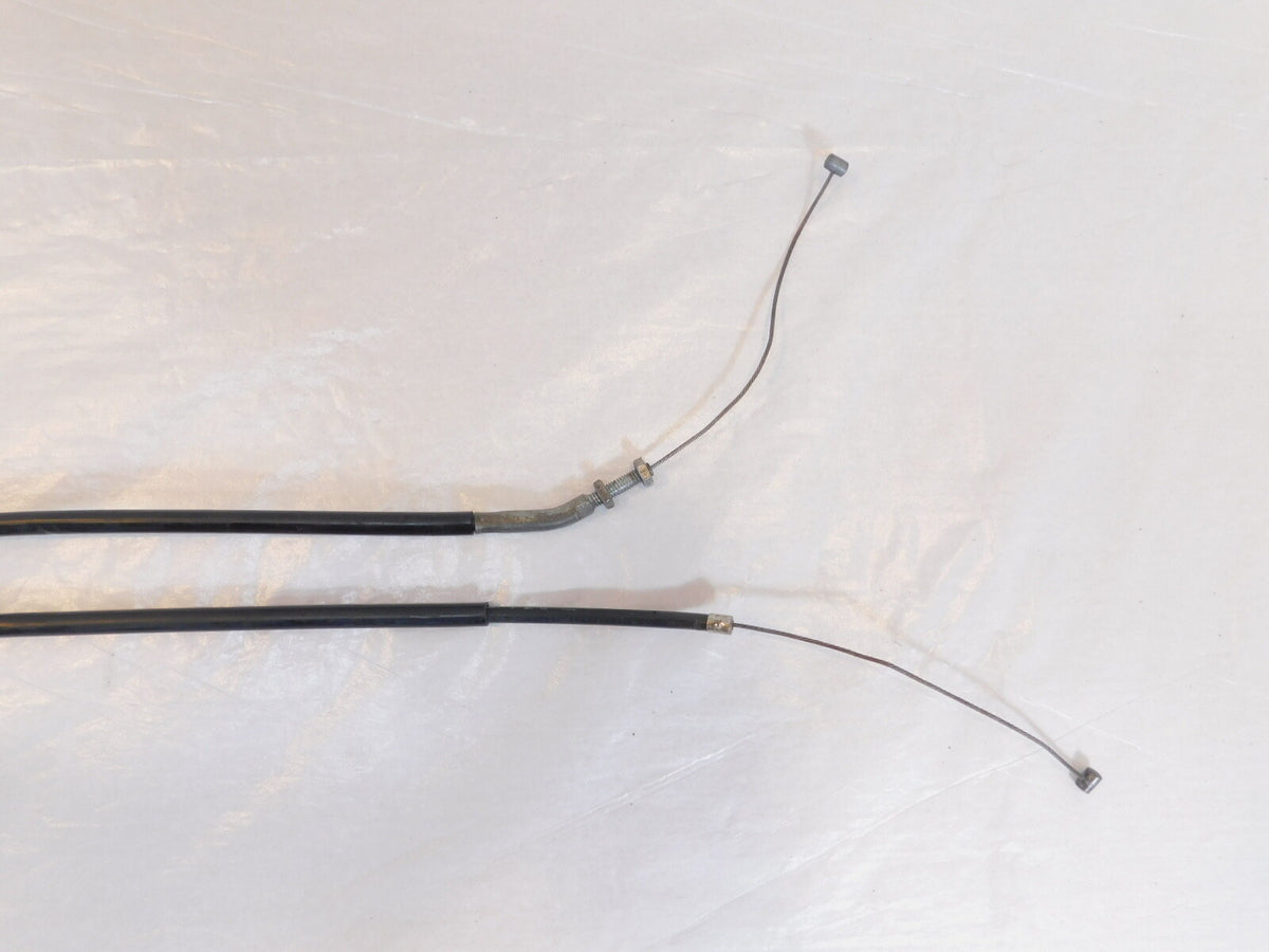 1994 Yamaha FZR1000 OEM Front Push/Pull Handlebar Throttle Cables Lines - C3 Cycle