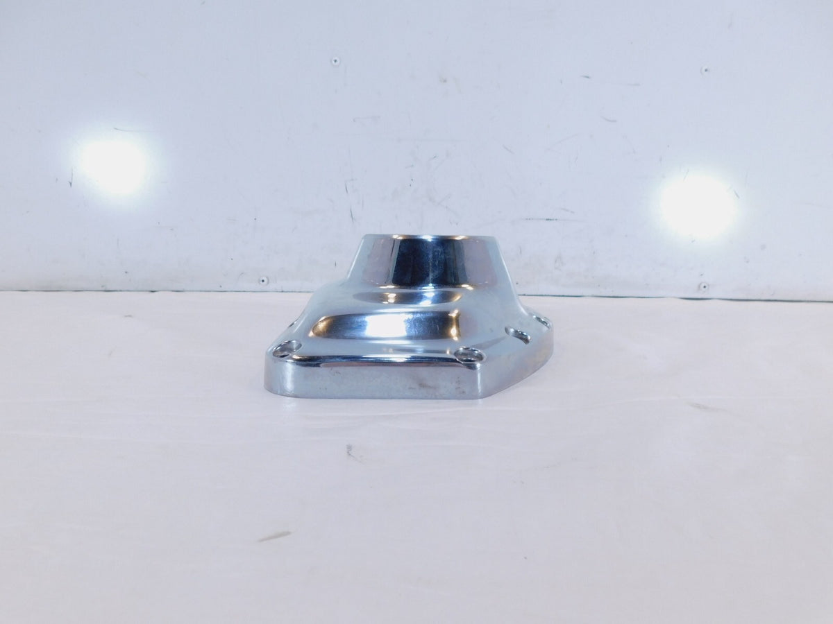 Harley Twin Cam Touring Softail Dyna Chrome Logo Right Engine Cam Gear Cover - C3 Cycle