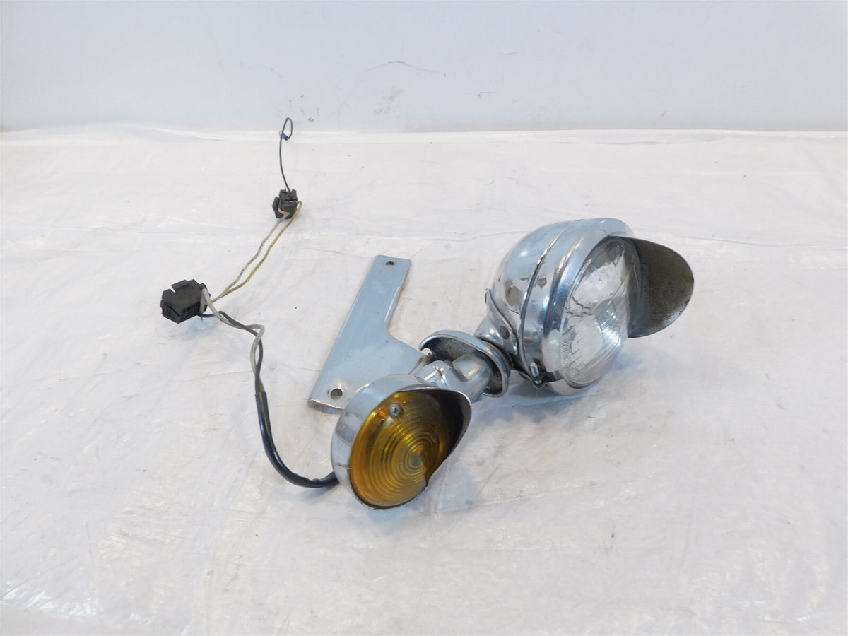 1984 1985 Harley Davidson Electra Glide Right Auxiliary Passing Side Light Lamp - C3 Cycle