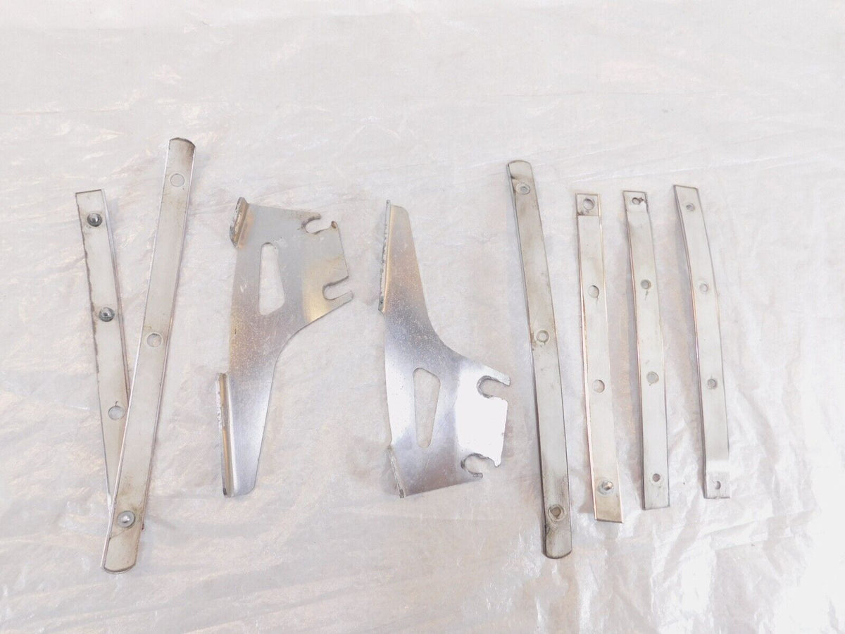 08-17 Harley Davidson Dyna FXDWG Wide Glide Windshield Windscreen Bracket Lot - C3 Cycle